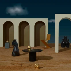 Body Salt & Pepper Shakers Pair (Beige, Black)