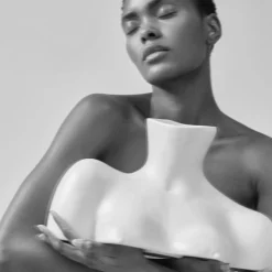 Breast Friend Vase (Matte Marble)