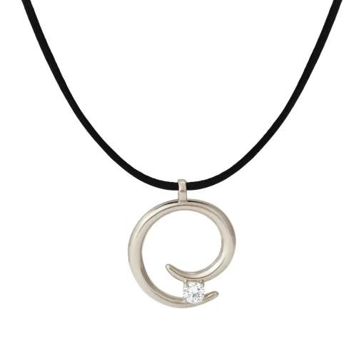Charmeur Rope Necklace (Silver)