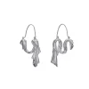 Dangling Drape Earrings (Silver)