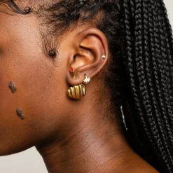 French For Goodnight Earring (Red)