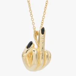 French For Goodnight Necklace (Black)