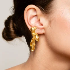 Gilded Cloth Earrings (Gold)