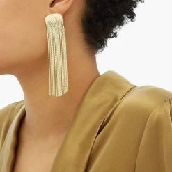 Grand Fil Earrings (Gold)