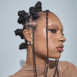 Grande Poire De Feu Earrings (Clear)