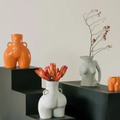 Love Handles Vase (Light-Grey)