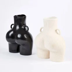 Love Handles Vase (Speckled Beige)