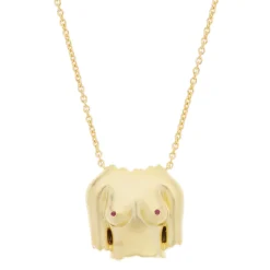 Rubies Boobies Necklace (Sanded)