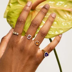 Square Amethyst Ring