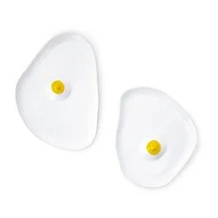 Tatas Plates (High-Shine White, Yellow)