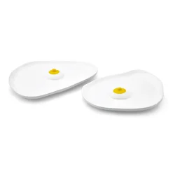 Tatas Plates (High-Shine White, Yellow)