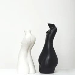 Tit For Tat Candlestick Tall (Black)