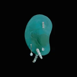 Wonky Tear-Drop Stud