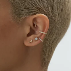 Wonky Tear-Drop Stud