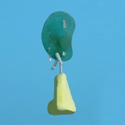 Wonky Tear-Drop Stud